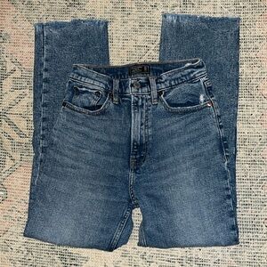 Abercrombie & Fitch ultra high rise straight jeans